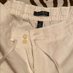 100% Lauren linen long pants